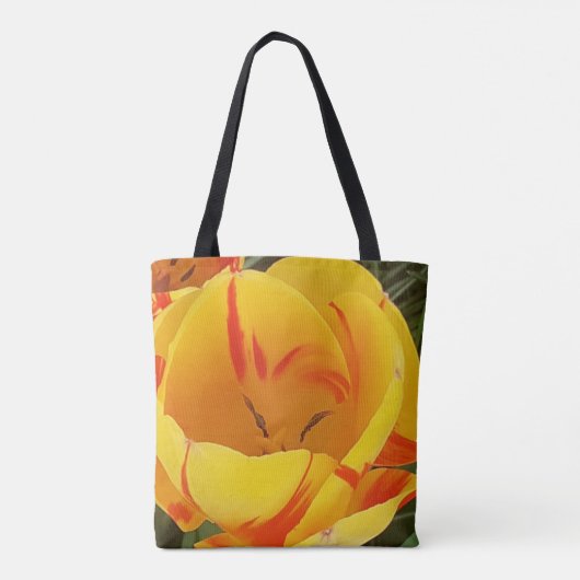 Veertulpen Tote Bag (Achterkant)