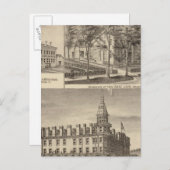 Veeruren en verblijf in de fontein briefkaart (Voorkant / Achterkant)