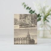 Veeruren en verblijf in de fontein briefkaart (Staand voorkant)