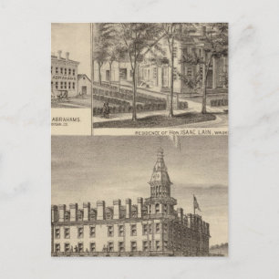 Veeruren en verblijf in de fontein briefkaart