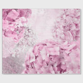 Veerventilator Hydrangea Pastel Collage Cadeaupapier (Vlak)