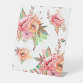 veerventilator reclamebord met voetstuk (Voorkant)