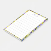 Veerventilatorgrens om lijst uit te voeren post-it® notes (Schuin)