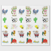 Veerverlooppapier Cadeaupapier (Vlak)