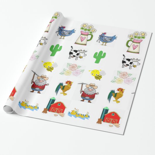 Veerverlooppapier Cadeaupapier (Uitgerold)