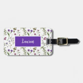 Veervloeren Gepersonaliseerd Bagagelabel (Voorkant horizontaal)