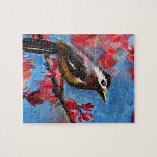 Veervogel schilderen legpuzzel (Horizontaal)