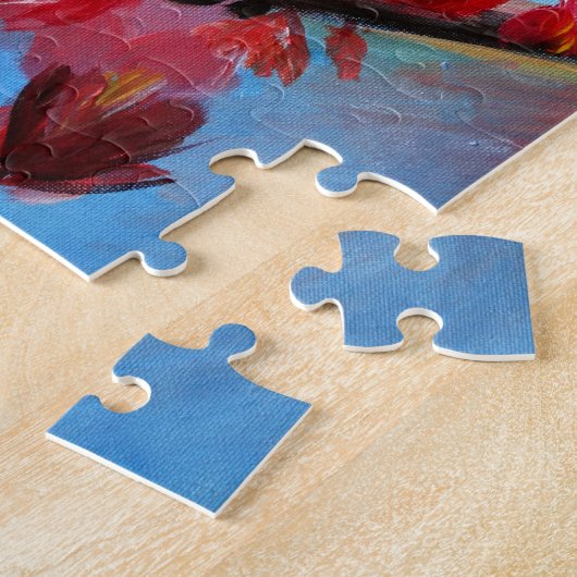 Veervogel schilderen legpuzzel (Zijkant)