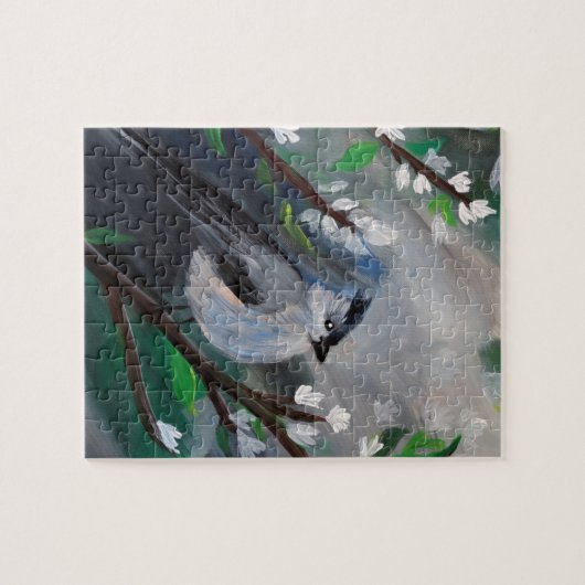 Veervogel schilderen legpuzzel (Horizontaal)