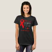 Veervogels Ik ben prima HIV Aids Bewustzijn T-shirt (Voorkant volledig)
