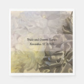 Veerzijdevormig bloemontwerp servet (Voorkant)