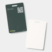 Veeshift ID Badge  (Voor- en achterkant)