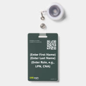 VeeShift ID-badge Badge (Voorzijde met uittrekbare clip)