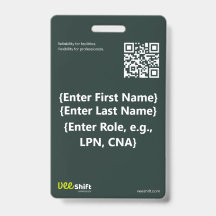 VeeShift ID-badge