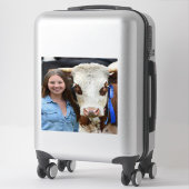 Veeshow Koefoto Aanpassen Sticker (Koffer)