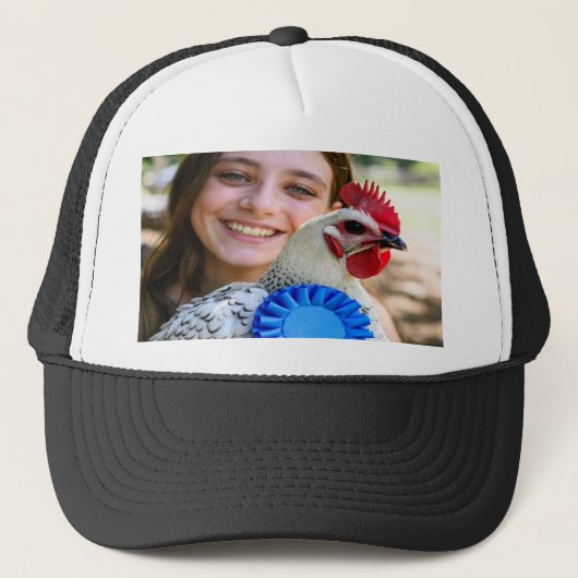 Veeshow Pluimvee Foto Aanpassen Trucker Pet (Voorkant)