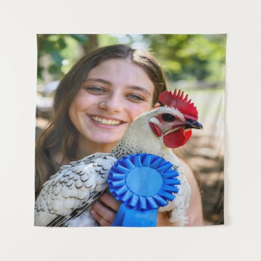 Veeshow Pluimvee Foto Aanpassen Wandkleed (Voorkant)