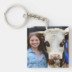 Veeshow Rund Foto Aanpassen Sleutelhanger