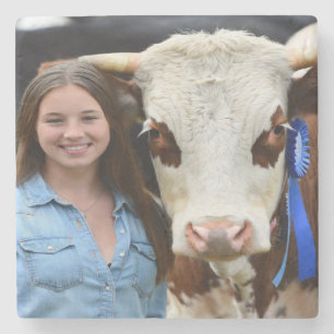Veeshow Rund Foto Aanpassen Stenen Onderzetter