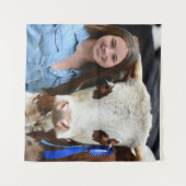 Veeshow Rund Foto Aanpassen Wandkleed (Voorkant (horizontaal))