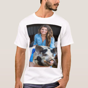 Veeshow Rundvee Foto Aanpassen T-shirt