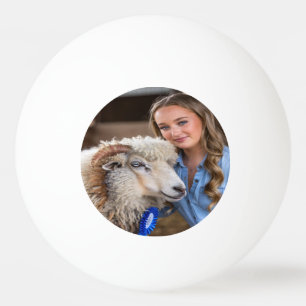 Veeshow Schaap Foto Aanpassen Pingpongbal