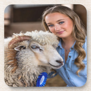 Veeshow Schapen Foto Aanpassen Bier Onderzetter