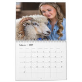 Veeshow Schapen Foto Aanpassen Kalender (Feb 2027)