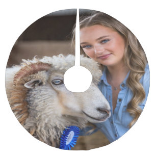 Veeshow Schapen Foto Aanpassen Kerstboom Rok