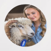 Veeshow Schapen Foto Aanpassen Labels (Design 1)