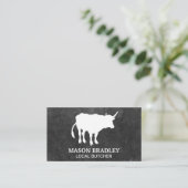 veessilhouet | landbouwgrond visitekaartje (Staand voorkant)