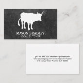 veessilhouet | landbouwgrond visitekaartje (Voorkant / Achterkant)