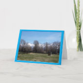 Veeteelt en Ruby Mountains Bedankkaart (Voorkant)