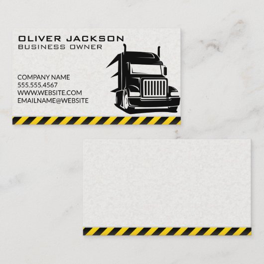 Veeteelt | Logistiek stuurprogramma Visitekaartje (Voorkant / Achterkant)