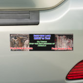 veeteelt van autobumper bumpersticker (Op auto)