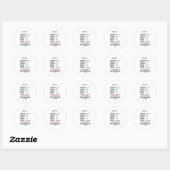 veg-nummers ronde sticker (Vel)