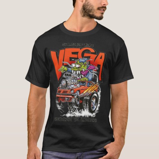 Vega chevy funky ontwerp vrienden t-shirt (Voorkant)