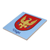 Vega Family Shield Decoratieve tegel Tegeltje (Zijkant)