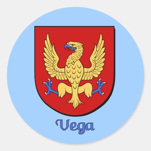 Vega Family Shield Stickers (Voorkant)