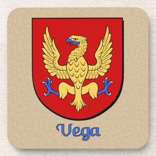 Vega Heraldic Shield Onderzetter (Voorkant)