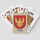 Vega Heraldic Shield Pokerkaarten (Achterkant)