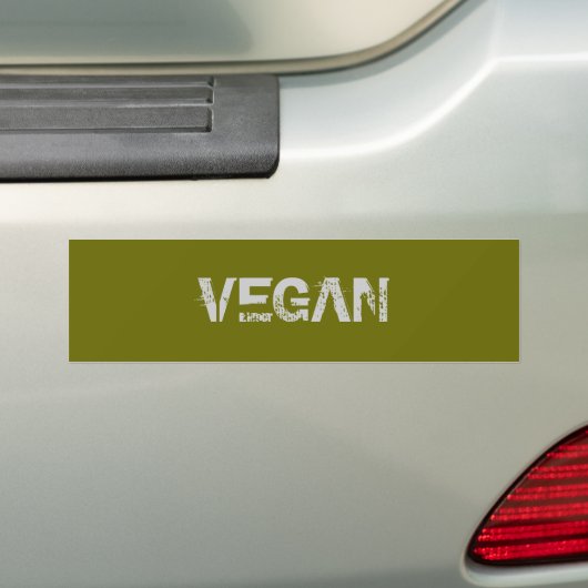 vegaanBumpersticker Bumpersticker (Op auto)