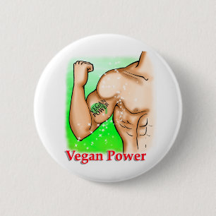 vegaankracht ronde button 5,7 cm