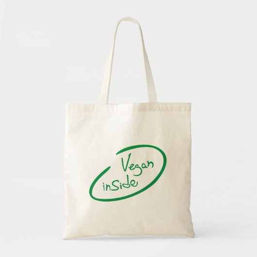 Vegaanproducten Tote Bag (Voorkant)