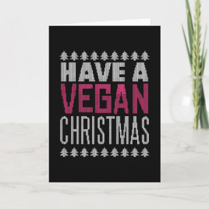 VEGAANSE CHRISTMAS KAART