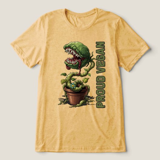 Vegahumor Tri-Blend Shirt (Design voorkant)