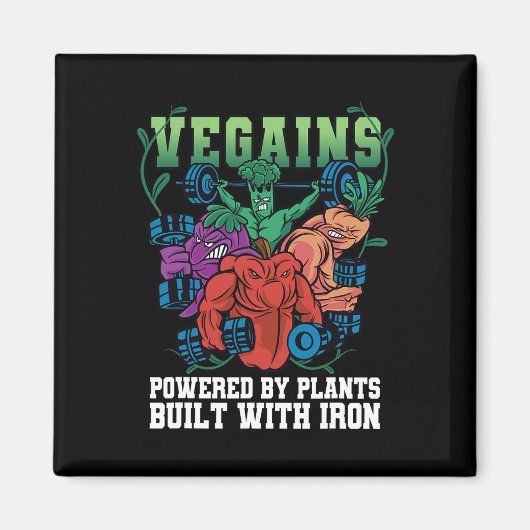 Vegains Powered Magneet (Voorkant)