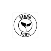 Vegan 100%, Small Business Rubberstempel (Afrduk)