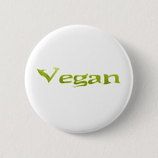 Vegan 1 ronde button 5,7 cm (Voorkant)