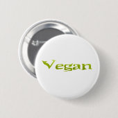 Vegan 1 ronde button 5,7 cm (Voorkant /achterkant)